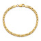 10k Yellow Gold 4mm Byzantine Link Bracelet