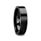 MORPHEUS Flat Black Tungsten Ring 4mm