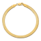 14K Yellow Gold 5mm Silky Herringbone Chain Bracelet
