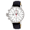Invicta I-Force 46mm White Dial Canvas Band Quartz Watch