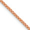 14k Rose Gold 1.3mm Solid Box 18 Inch Chain