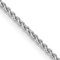 Rhodium Over 14k White Gold 1.25mm Spiga Link Bracelet