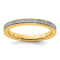 14K Yellow Gold Stackable Expressions Diamond Ring 0.096ctw