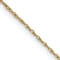 14k Yellow Gold 0.5mm Solid Cable 18 Inch Chain