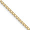 14k Yellow Gold 2.2mm Flat Bismark 24 Inch Chain