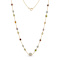 Multi-Gem 14k Yellow Gold 18" Necklace 9.69ctw