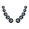 5-8mm Black Cultured Freshwater Pearl Rhodium Over Sterling Silver Earrings