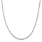 Sterling Silver 2.5mm Byzantine Chain Necklace