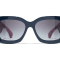 Chanel Blue and Pink w Quillted "CC" Logo Frame / Gray
Gradient Lens Sunglasses