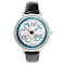 Croton Green Crystal Dial Watch with Leather Strap
