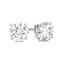 Lab Grown White Diamond 14K White Gold Stud Earrings VS1 Clarity E
Color, IGI Certified 2ctw
