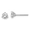14K White Gold Lab Grown Diamond 2/3ctw VS/SI GH 3 Prong Earrings