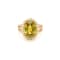 Sphene and Diamond 18K Yellow Gold Ring 8.55ctw