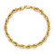 10k Yellow Gold 5.4mm Rope Link Bracelet