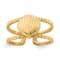 14K Yellow Gold Sea Shell Toe Ring