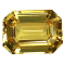 Yellow Sapphire Loose Gemstone 11.8x8.5mm Emerald Cut 6.23ct