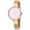 Christian Van Sant Women's Reign Pink Dial, Rose Stainless Steel Watch