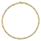 14k Yellow Gold 2.5mm Figaro Link Bracelet, 8 Inches