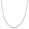 Sterling Silver 3.25mm Elongated Open Link Chain Necklace