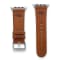 Gametime Baltimore Ravens Leather Band fits Apple Watch (38/40mm S/M
Tan). Watch not included.
