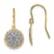 14K Two-tone Gold Fancy Dangle Earrings