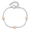 Rhodium Over Sterling Silver 4-5mm Pink FWC Pearl with 1-inch Extensions
Children's Bracelet