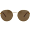 Gucci Gold Tone and Orange Frame / Brown Lens Sunglasses