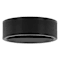 Robert Alton Men's Black Ion Plated 8mm Band Ring In Tungsten