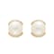 8-8.5mm Round White Freshwater Pearl with 0.09ctw Diamond Accents 10K
Yellow Gold Stud Earrings