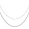 Layering Necklace Set Of 2 In Sterling Silver