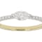 Marquise And Round Lab-Grown Diamond Band Ring In 14K Gold Over Sterling
Silver 0.40ctw