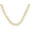 Open Curb Chain Necklace In 18K Gold Over Bronze 20 Inch