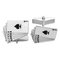 Sterling Silver Rhodium-plated Royal Flush Cuff Links