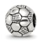 Sterling Silver Soccer Ball Bead