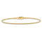 14k Yellow Gold 1.25mm Spiga Link Bracelet
