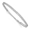 14K White Gold Lab Grown Diamond VS/SI GH with 1 Inch Extension Fancy Bracelet