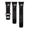 Gametime NHL Anaheim Ducks Black Silicone Apple Watch Band (38/40mm
M/L). Watch not included.