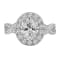 White Cubic Zirconia Platinum Over Sterling Silver Ring 2.68ctw