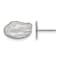 Rhodium Over Sterling Silver LogoArt University of Florida Extra Small
Post Earrings