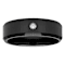 Robert Alton Men's Diamond Black Ion Plated Band Ring In Tungsten
