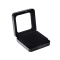 Gemstone Display Box Matte Black Finish 55 X 55 X 17mm With Reversible
Black And White Cushion