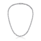CZ Tennis Necklace In Sterling Silver