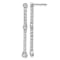 Rhodium Over 14K White Gold Lab Grown Diamond SI1/SI2, G H I, Post
Dangle Earrings