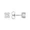 Moissanite Stud Earrings In Platinum-Enhanced Sterling Silver 1.00ctw
Diamond Equivalent Weight