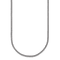 Rhodium Over Sterling Silver Polished 1.8mm Franco 24 Inch Chain