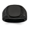 Stainless Steel Polished Black IP-plated with Black Cubic Zirconia
Signet Ring