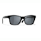 Chanel Rectangle Black Frame / Gray Gradient Polarized Sunglasses