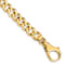 10k Yellow Gold 8mm Hand-polished Fancy Curb Link Bracelet
