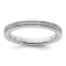 14K White Gold Stackable Expressions Diamond Ring 0.096ctw