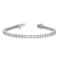 Rhodium Over 14K White Gold 5.00 ct. Near Colorless Moissanite 4 Prong
Tennis Bracelet